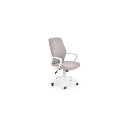 Scaun birou cu stofa, hm spin 2, mecanism de balans, ergonomic, cadru polipropilena, cu brate, 100 kg, gri drm8841