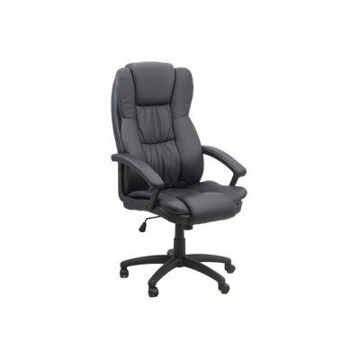 Scaun directorial off 510, mecanism de balans, piele ecologica, pivotant, inaltime reglabila, roti gumate, 100 kg drm4763
