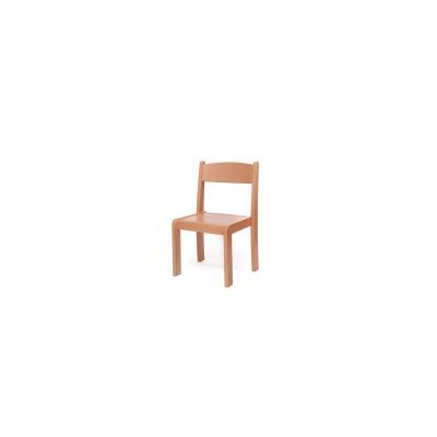 Scaun lemn gradinita bambi, h31, natur drm10081