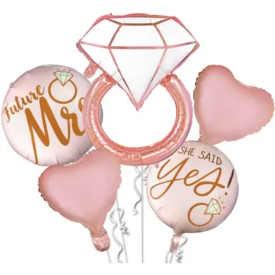 Set 5 baloane pentru petrecerea burlacitelor JUBHB-460210