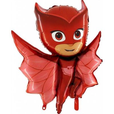 Balon din folie Eroi in Pijamale Amaya rosu JUBHB-L176