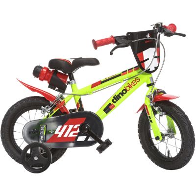 Bicicleta copii dino bikes 12' 412 galben hubdb-412us-03-ye