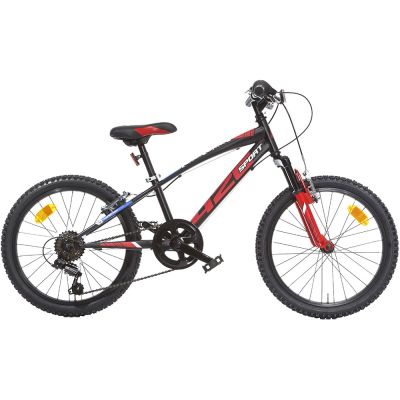 Bicicleta copii dino bikes 20' mtb baieti sport negru cu 6 viteze si suspensie hubdb-420us-0406-br