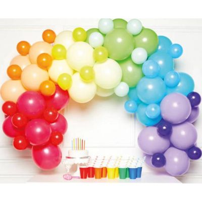 Ghirlanda set 78 baloane curcubeu JUBHB-9907432