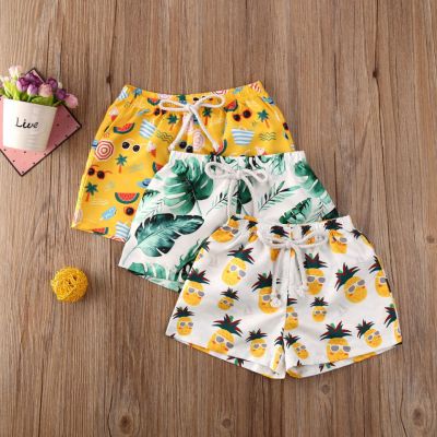 Pantaloni de plaja Summer (Marime: 100, Model: Ananas) JEM45b14