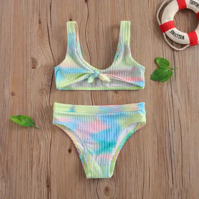 Costum de baie Multicolor din 2 piese (Marime: 130) JEMdrl47b2x1