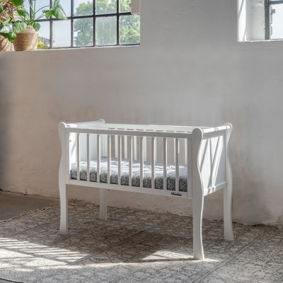 Patut Mic, Co-sleeping Din Lemn, Noble Alb 90 X 40 Cm Pjbcribnoblew