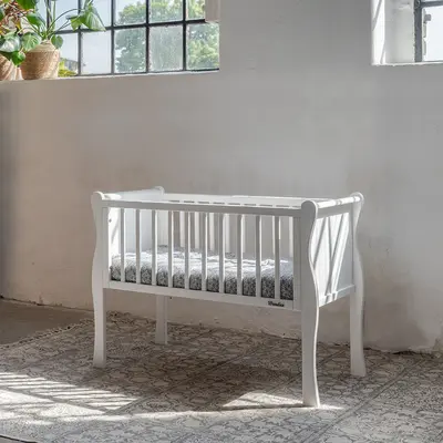 Patut Mic, Co-sleeping Din Lemn, Noble Alb 90 X 40 Cm Pjbcribnoblew