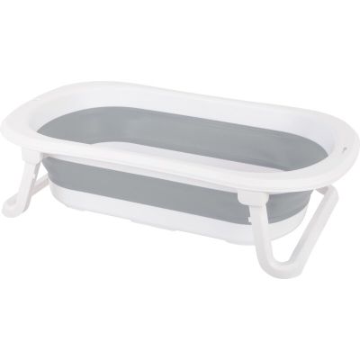 Cadita pliabila, Cu dop cu indicator de temperatura, Conform cu standardul european de securitate EN 17072:2018, FreeON, 78x49x21 cm, Grey BYN42349