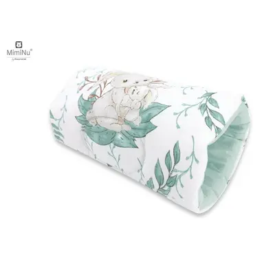 MimiNu - Perna pentru alaptat tip manson, Din bumbac certificat Oeko Tex Standard 100, 25 cm, Lulu Natural BYN6426972011945