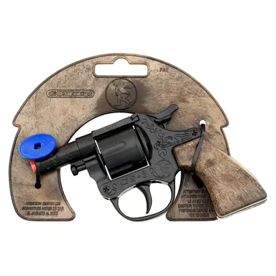 GONHER Revolver politie culoare negru 12 capse VRNGH3073/6