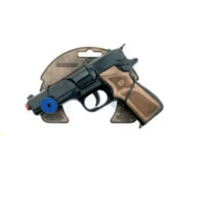 GONHER Pistol politie culoare negru 8 capse VRNGH3125/6