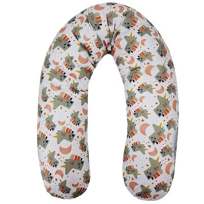 Perna pentru gravida, Fibre din silicon, 180 cm, Eko - Pink KRT133485