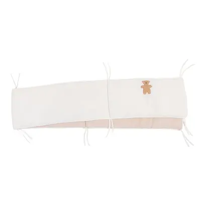 Protectie patut Childhome 35x340 cm, Jerse/Muselina Teddy ERFCH-CCPPJMTB