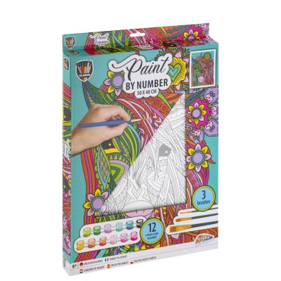 Tablou pictez pe numere - unicorn
