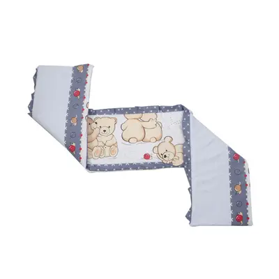 Aparatoare Laterala MyKids Teddy Friends Gri M1 140x70 00008832