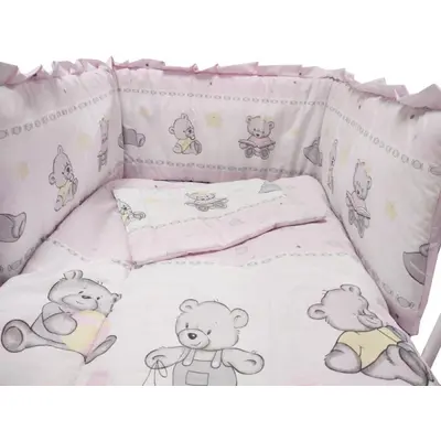 Aparatoare Laterala MyKids Teddy Toys Roz M2 120x60 00009820