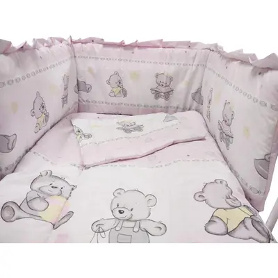 Aparatoare Laterala MyKids Teddy Toys Roz M2 140x70 00009822