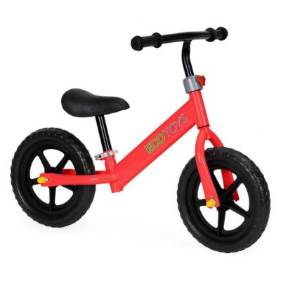 Bicicleta fara pedale cu roti din spuma eva ecotoys jm-763 - rosu edeedijm-763red