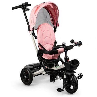 Tricicleta cu sezut reversibil ecotoys jm-311 - roz edeedijm-311pink