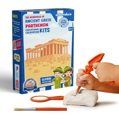 Arkerobox - Set arheologic educational si puzzle 3D, Grecia antica, Parthenon JEMARK2254