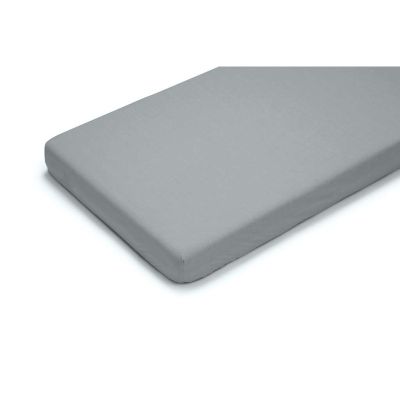 Petite&Mars - Cearceaf impermeabil cu eleastic, Soft Dream Dry, Lavabil la masina pana la 95 de garde, 120x60 cm, Gri BYN313112