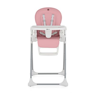 Petite&Mars - Scaun de masa Gusto, Spatar reglabil in 3 trepte, Suport de picioare ajustabil, Cu husa impermeabila, 6- 36 luni, Conform cu standardele europene de securitate EN14988:2017 +A1:2020, Sugar Pink BYNPM_Gusto_Sugar_Pink