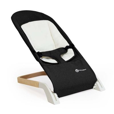 Petite&Mars - Sezlong balansoar, Calmy, Cu centura in 3 puncte, De la nastere pana la 9 kg, Negru BYN915900