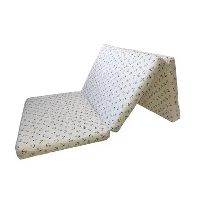 Saltea Pliabila Spuma Poliuretanica 120x60x5 cm - Ancora Alb 00086681