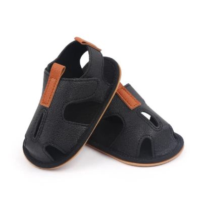Sandale negre pentru baietei - Kant MDd2785-3-p24