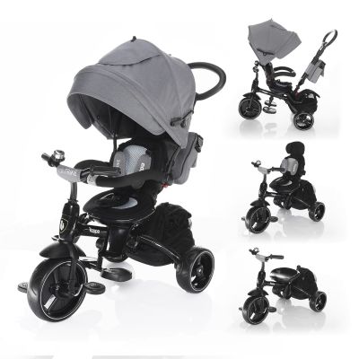 ZOPA - Tricicleta 6 moduri de utilizare Citi Trike Foggy Grey BSAFE41443