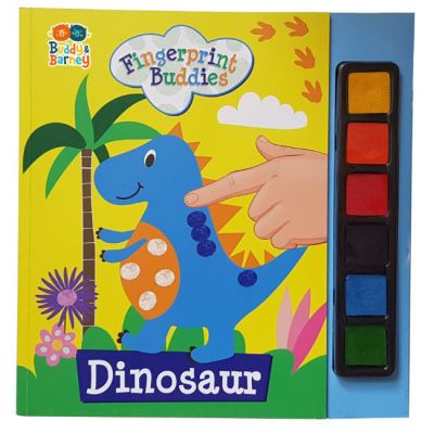 Carticica de colorat si pictat cu degetul - dinozaur bb121