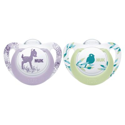 Suzeta Nuk Genius Color Silicon M2 Mov 6-18 luni Set 2 Bucati ERFMAR-N3935