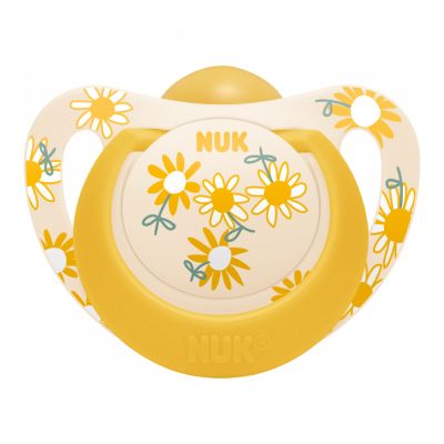Suzeta Nuk Star Latex 6-18 luni Galben ERFMAR-N4314