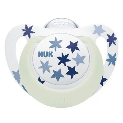 Suzeta Nuk Star Night Silicon 18-36 luni M3 Albastru ERFMAR-N4178