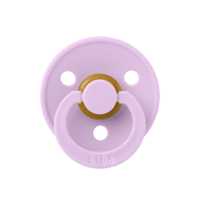 Bibs - suzeta colour latex, tetina rotunda, 0 luni +-violet sky bbb100291c