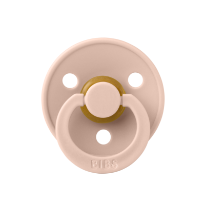 Bibs - suzeta colour latex, tetina simetrica, 6 luni +-blush bbb221244c