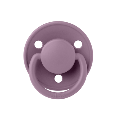 Bibs - suzeta de lux latex, tetina rotunda, 6 luni +-mauve bbb1210300c