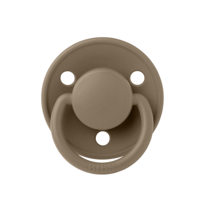 Bibs - suzeta de lux silicon, tetina rotunda, marime universala (0-3 ani)-dark oak bbb1010243c