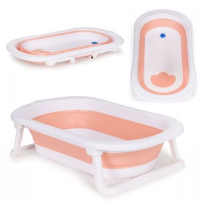 Cadita de baie cu dop de scurgere ecotoys ha-b27 - roz edeediha-b27pink