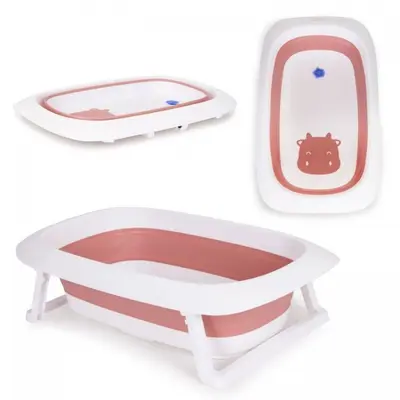 Cadita de baie cu dop de scurgere ecotoys ha-b31 - roz edeediha-b31pink
