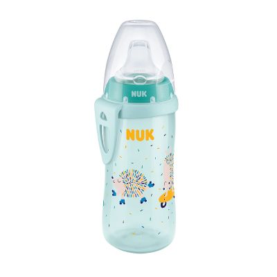 Cana Nuk Active 300 ml cu adaptor silicon de la 12 luni Verde ERFMAR-N5069