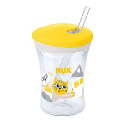 Cana Nuk Evolution Action cu pai 230 ml de la 12 luni Galben ERFMAR-N5144