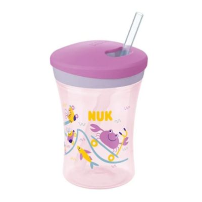 Cana Nuk Evolution Action cu pai 230 ml de la 12 luni Roz ERFMAR-N5151