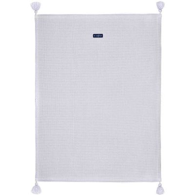 Patura de waffle bumbac 75 x 100 cm Womar Zaffiro AN-3ZKV-012 BBJAN-3ZKV-012_Gri