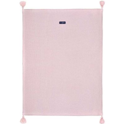 Patura de waffle bumbac 75 x 100 cm Womar Zaffiro AN-3ZKV-012 BBJAN-3ZKV-012_Roz