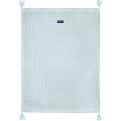 Patura de waffle bumbac 75 x 100 cm Womar Zaffiro AN-3ZKV-012 BBJAN-3ZKV-012_Verde Menta