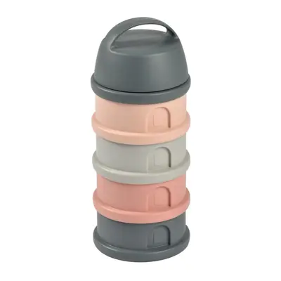 Recipient lapte praf 4 compartimente Beaba Mineral Grey/Pink ERFB911713