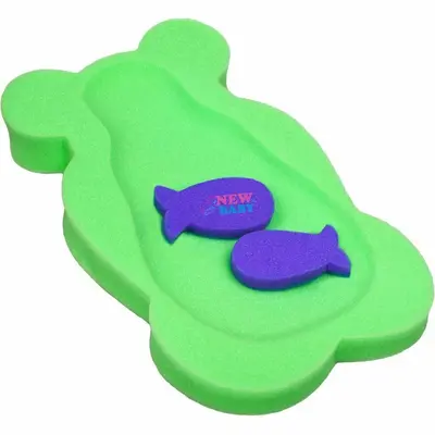 Reductor din burete, Pentru baie, Lungime 58 cm, New Baby, Maxi Green BYN32884