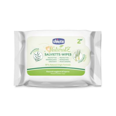 Servetele umede protectie naturala Chicco Naturalz, 20 Buc, 2 luni+ CHC11599-9
